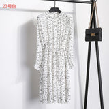 Two layers chiffon pleated dress