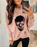 MOSHENQI Sweatshirt Female Skull Harajuku