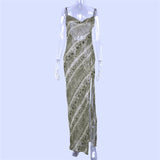 Dulzura snake print chiffon sexy women