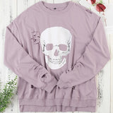 MOSHENQI Sweatshirt Female Skull Harajuku