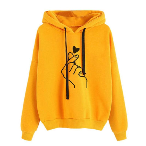 Fashion Hoodies Casual Cute Finger