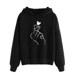 Fashion Hoodies Casual Cute Finger