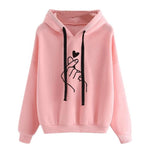 Fashion Hoodies Casual Cute Finger