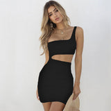 Forefair New Ruched Mini Bodycon